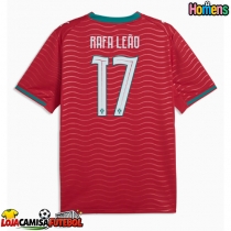 Camisa de Futebol Portugal Rafael Leao #17 Equipamento Principal Mundo 2026 Manga Curta